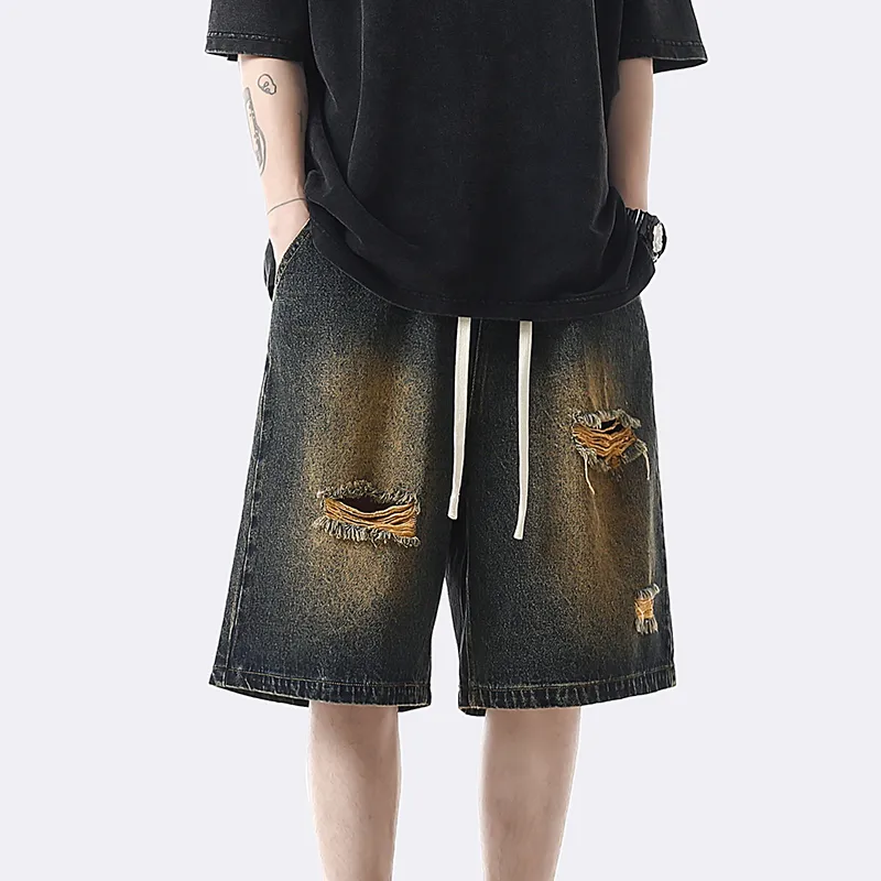 GOODHENLCE Denim Shorts Unisex-9