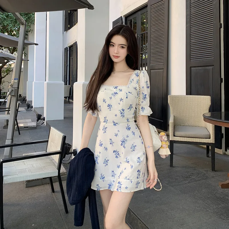 MISSHONEY MH Short Sleeved Dress Women's White-4