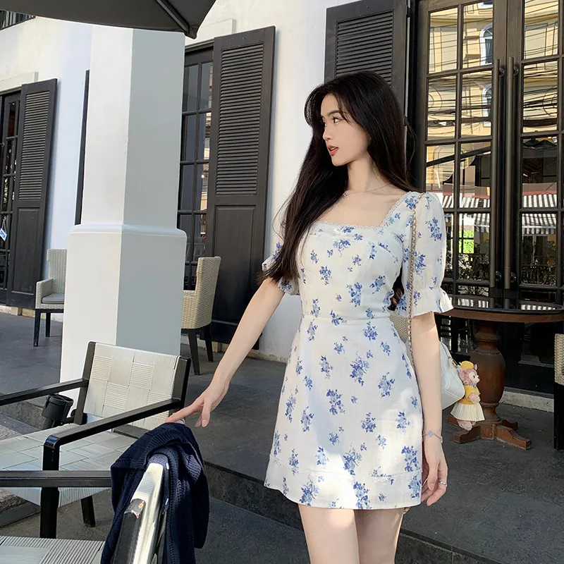 MISSHONEY MH Short Sleeved Dress Women's White-5