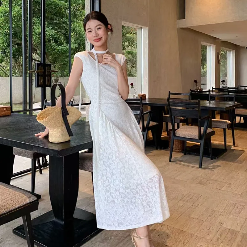 MISSHONEY MH Short Sleeved Dress Women's White-2