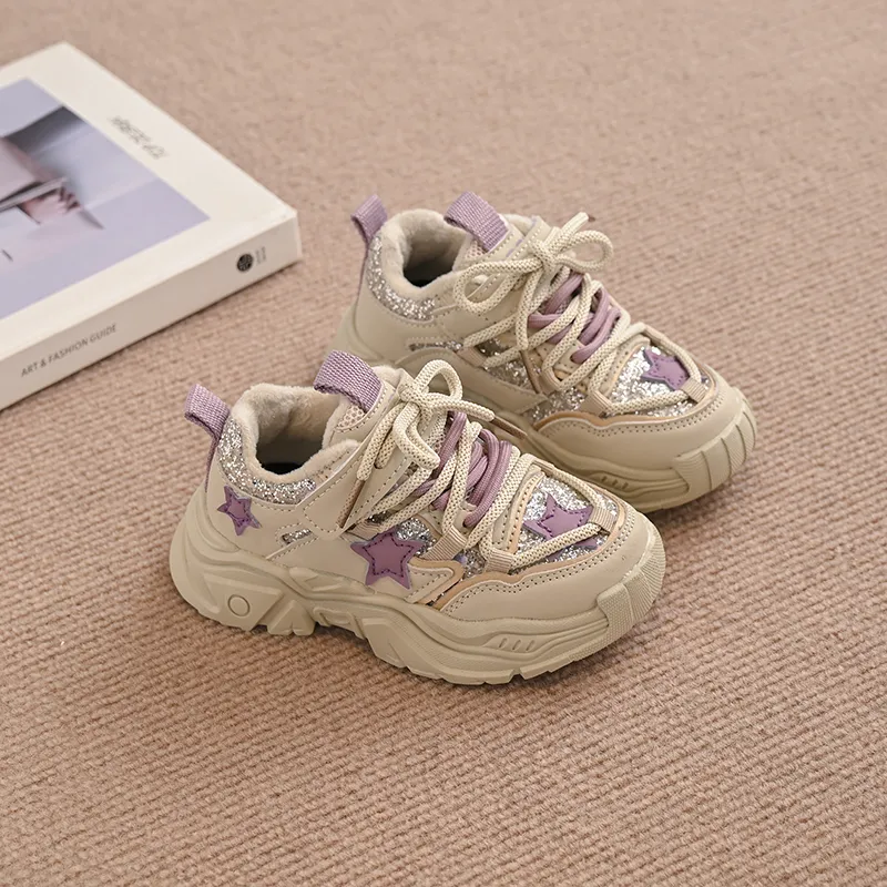 FIRS Kids Anti Slip Wear Resistant Kids Lifestyle Shoes Purple Kids'-1