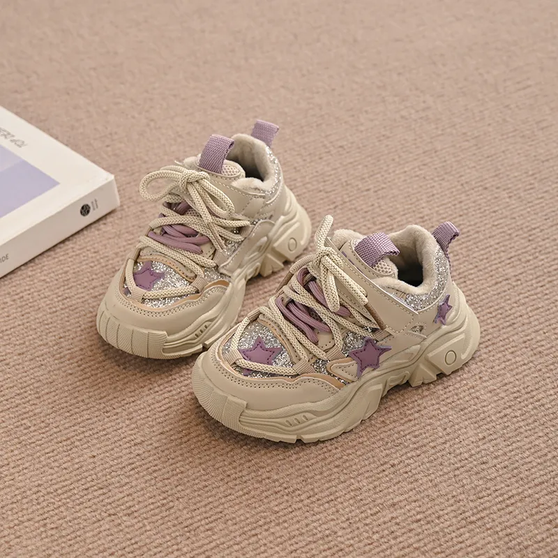 FIRS Kids Anti Slip Wear Resistant Kids Lifestyle Shoes Purple Kids'-6