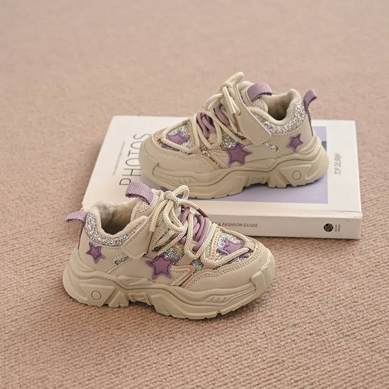 FIRS Kids Anti Slip Wear Resistant Kids Lifestyle Shoes Purple Kids'-4