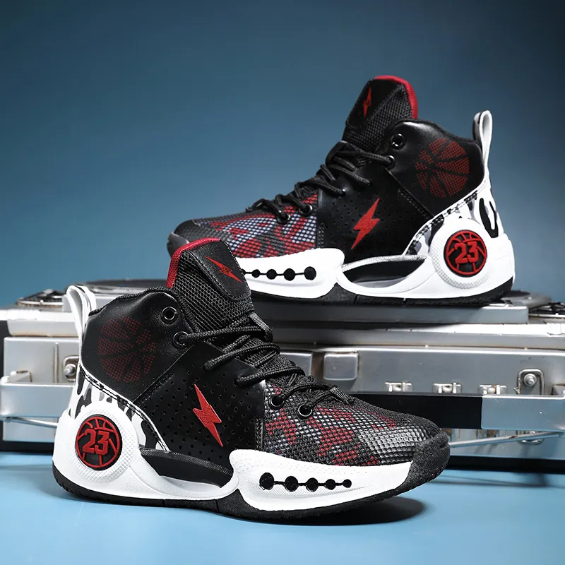 FIRS Kids Durable Breathable Children's Basketball Shoes Kids'-6