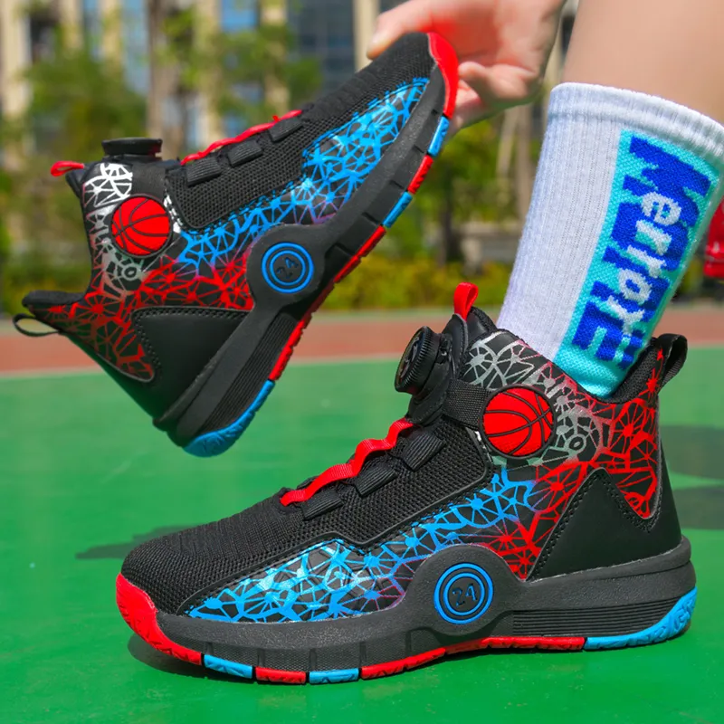 FIRS Kids Abrasion Resistant Waterproof And Breathable Children's Basketball Shoes Kids'-11