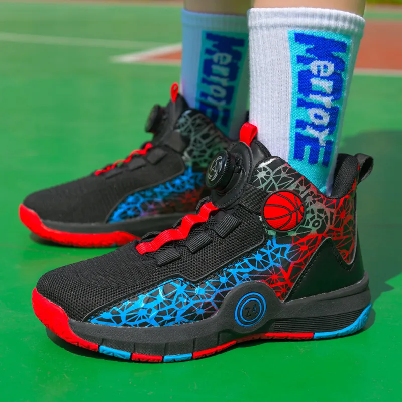 FIRS Kids Abrasion Resistant Waterproof And Breathable Children's Basketball Shoes Kids'-9