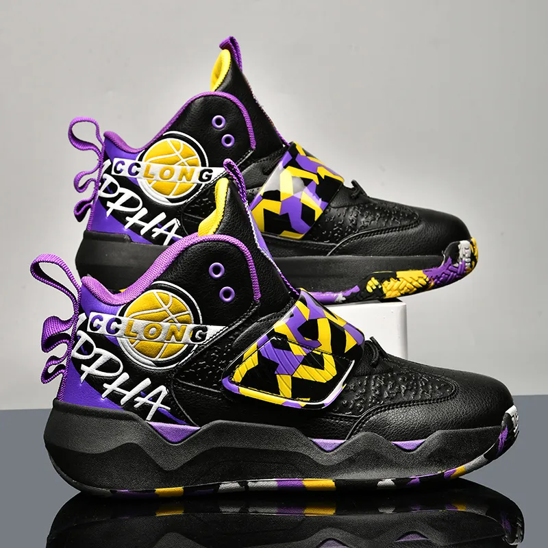 FIRS Kids Cushioning, Abrasion Resistant, And Resilient Properties Children's Basketball Shoes Teenagers-15