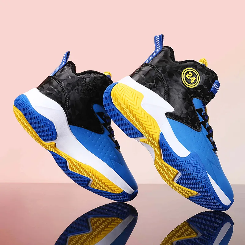 FIRS Kids Abrasion Resistant Slip Resistant Children's Basketball Shoes Kids'-3