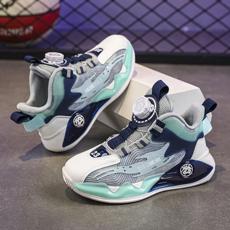 FIRS Kids Durable Breathable Low Top Children's Basketball Shoes Kids'-3