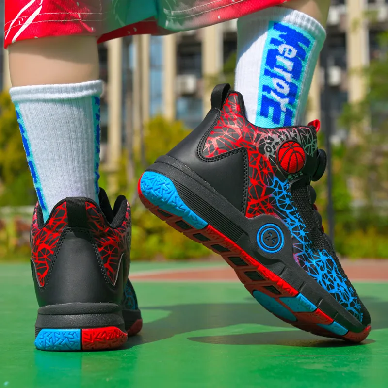FIRS Kids Abrasion Resistant Waterproof And Breathable Children's Basketball Shoes Kids'-10
