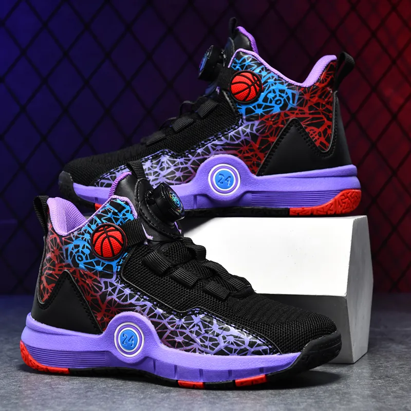 FIRS Kids Abrasion Resistant Waterproof And Breathable Children's Basketball Shoes Kids'-6