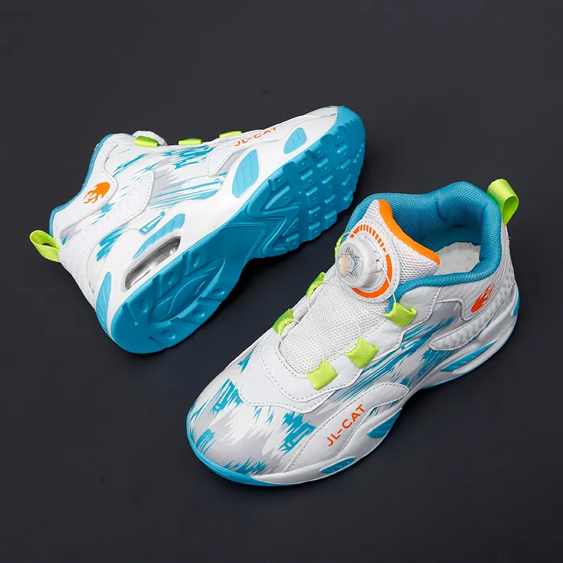 FIRS Kids Cushioned Wear Resistant Water Resistant Children's Basketball Shoes Kids'-3
