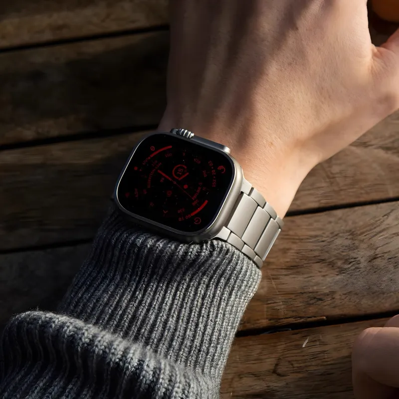 IWabcertoo Apple Compatibility Watch Band Titanium Material-21