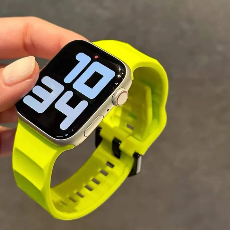 IWabcertoo Apple Compatibility Watch Band 22 23CM Silicone Material-1