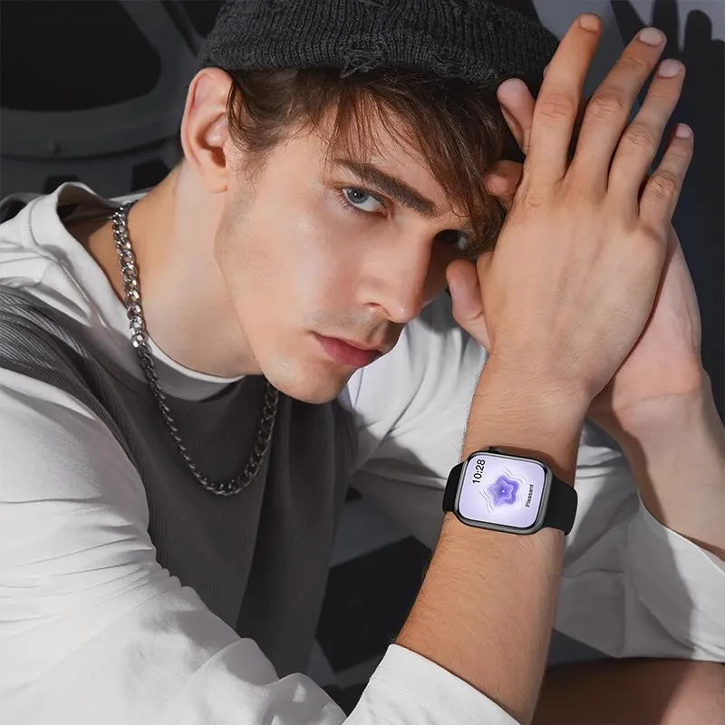 IWabcertoo Watch Band Apple Compatibility Silicone Material-3