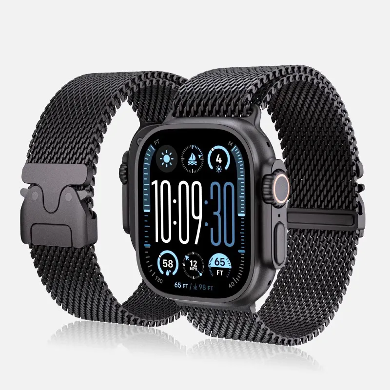 IWabcertoo Apple Compatibility Watch Band Metal-6