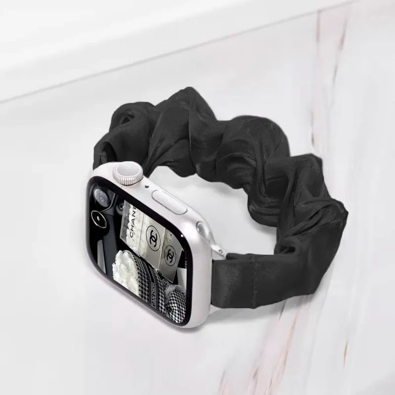 IWabcertoo Watch Band Apple Compatibility Hair Tie Material-13