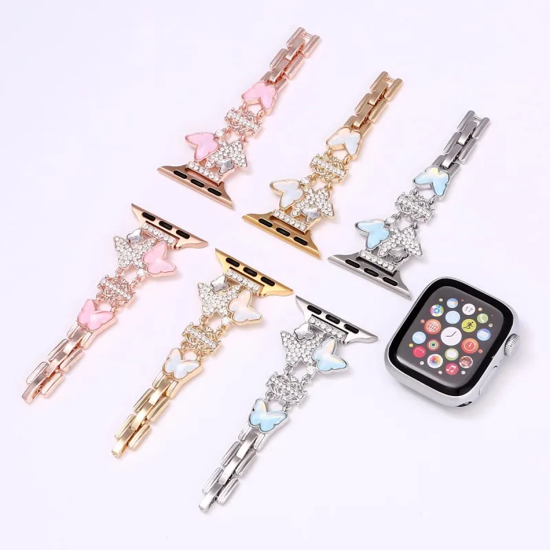 IWabcertoo Watch Band Apple Compatibility Metal-6