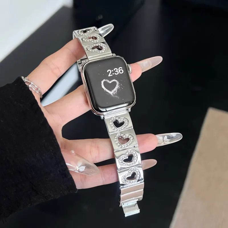 IWabcertoo Watch Band Apple Compatibility Metal-4