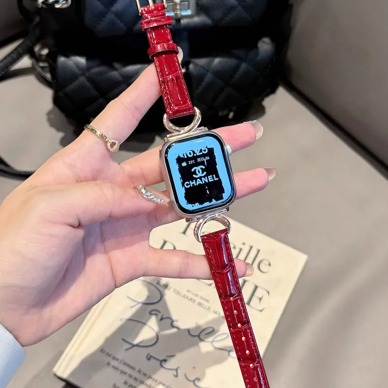 IWabcertoo Apple Compatibility Watch Band Leather-13