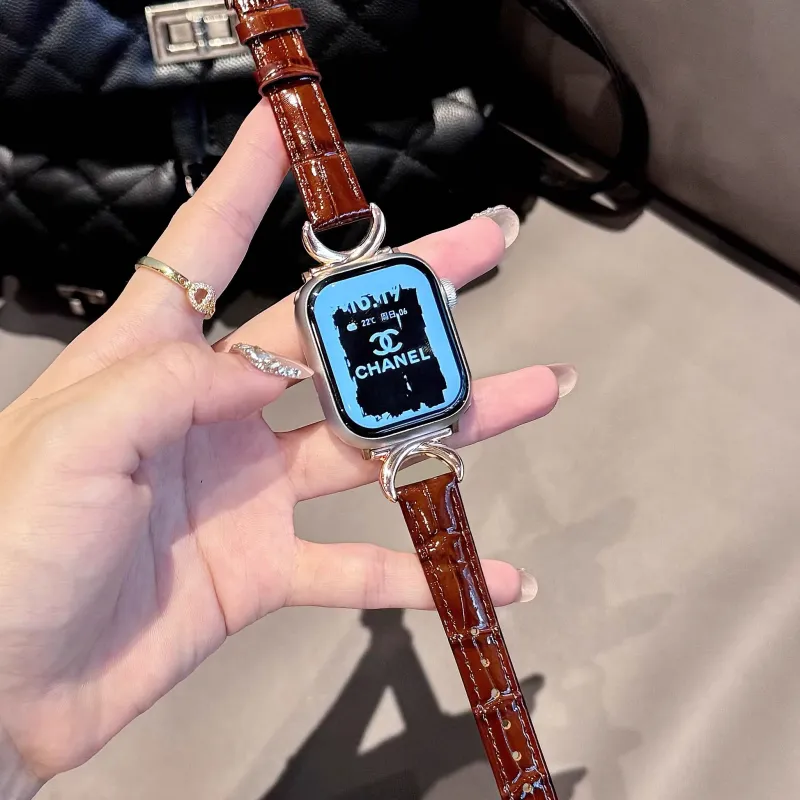 IWabcertoo Apple Compatibility Watch Band Leather-16