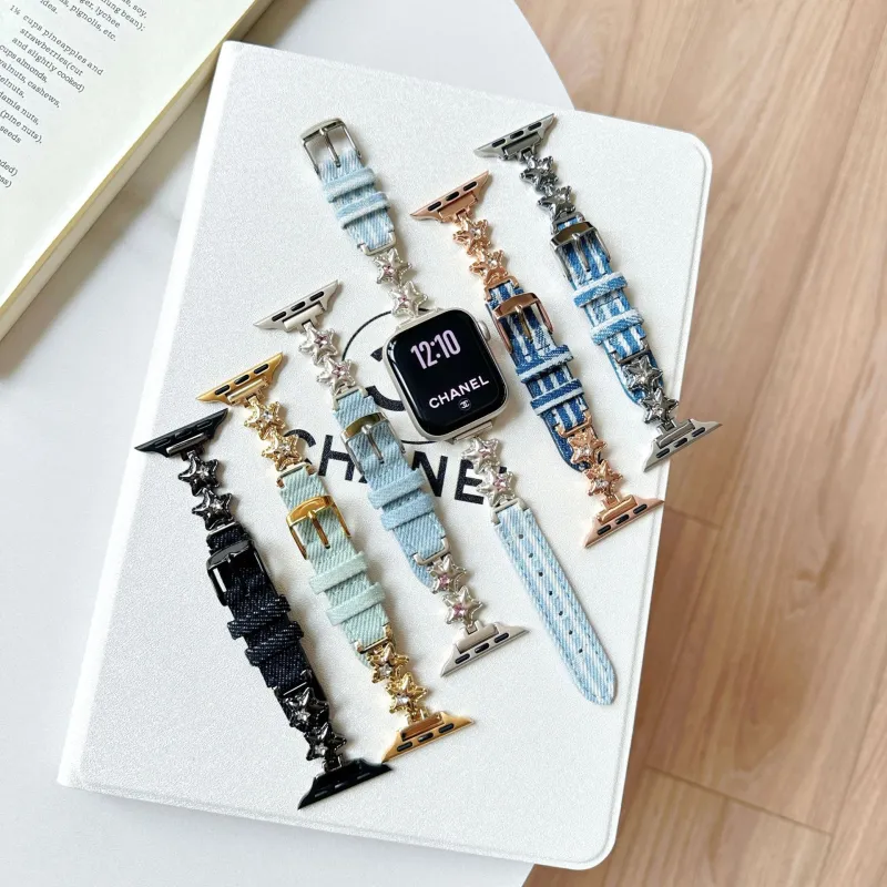 IWabcertoo Watch Band Apple Compatibility Canvas Material-5
