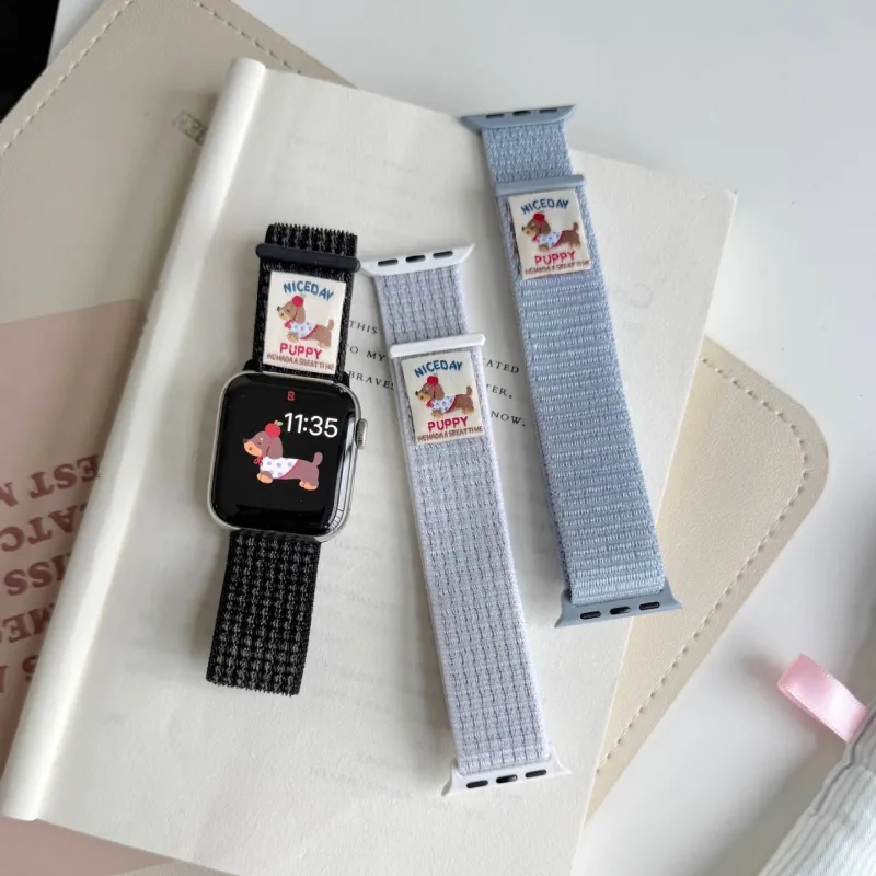 IWabcertoo Apple Compatibility Watch Band 179mm Nylon Material-7