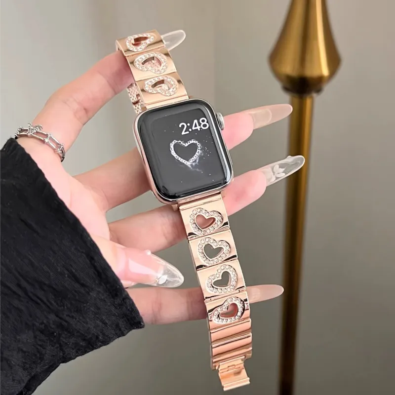 IWabcertoo Watch Band Apple Compatibility Metal-10