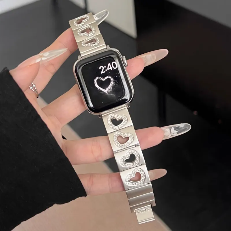 IWabcertoo Watch Band Apple Compatibility Metal-1