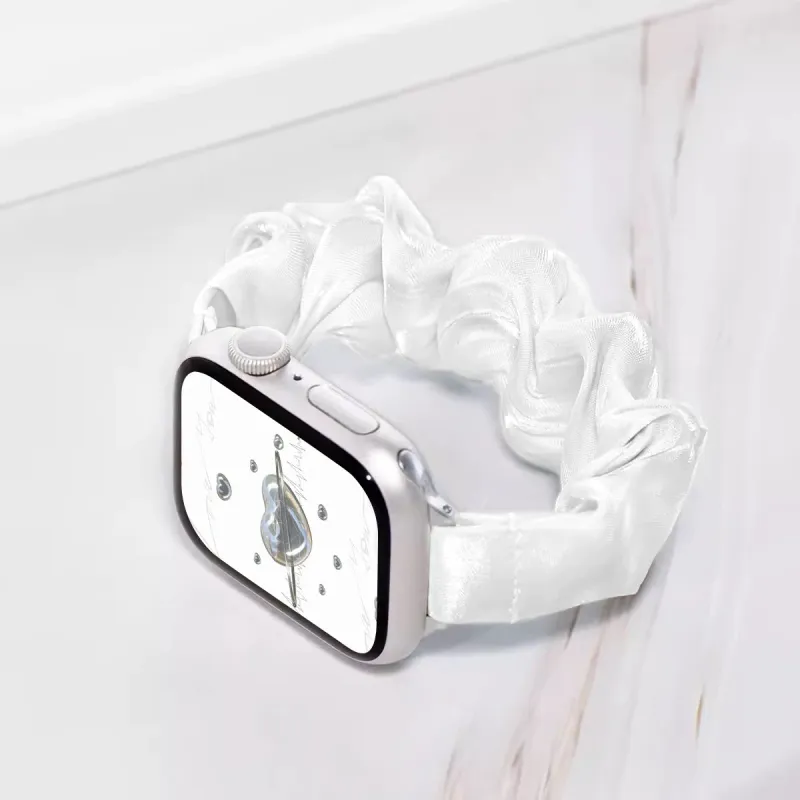 IWabcertoo Watch Band Apple Compatibility Hair Tie Material-4