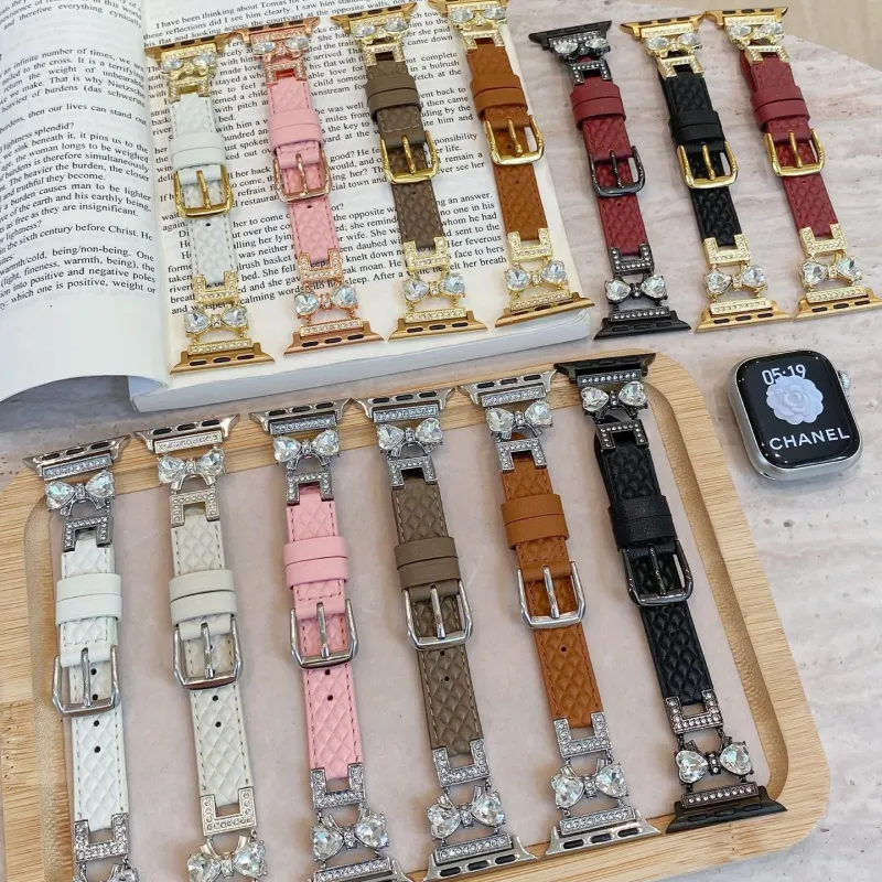 IWabcertoo Watch Band Apple Compatibility 200mm Genuine Leather Material-1