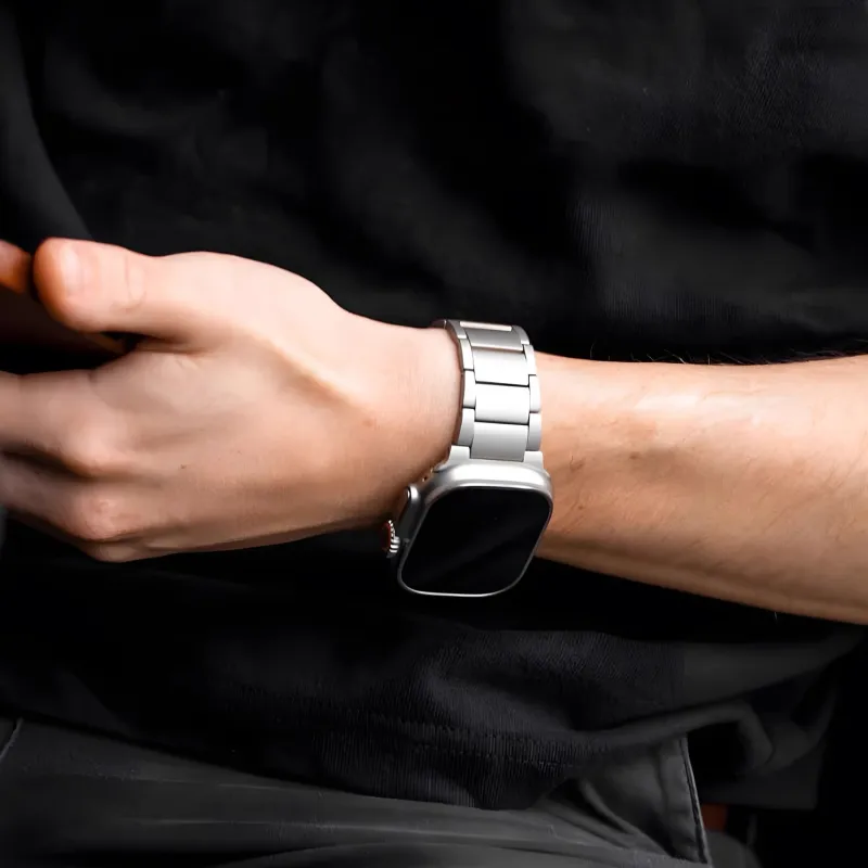 IWabcertoo Apple Compatibility Watch Band Titanium Material-7