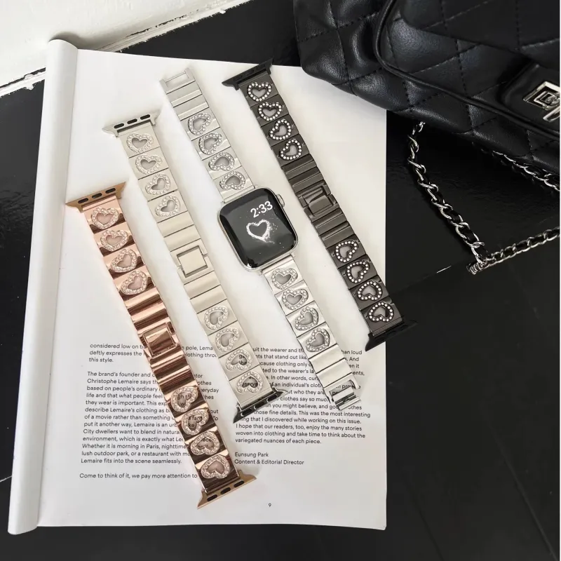 IWabcertoo Watch Band Apple Compatibility Metal-5