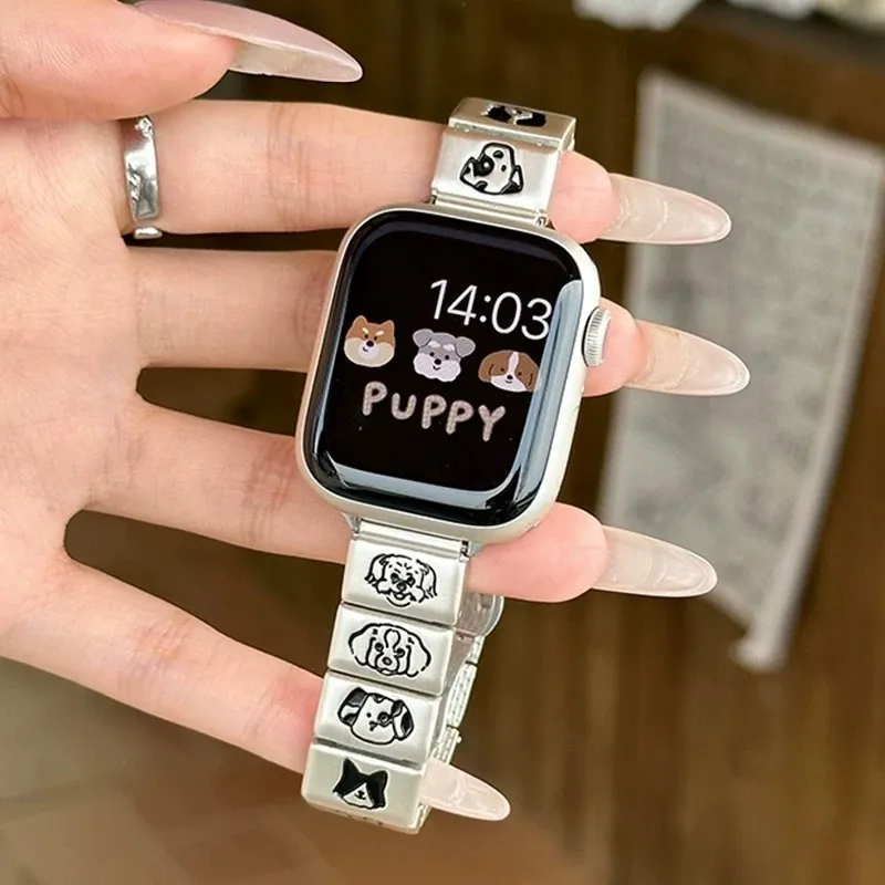 IWabcertoo Apple Compatibility Watch Band 180mm Metal-5