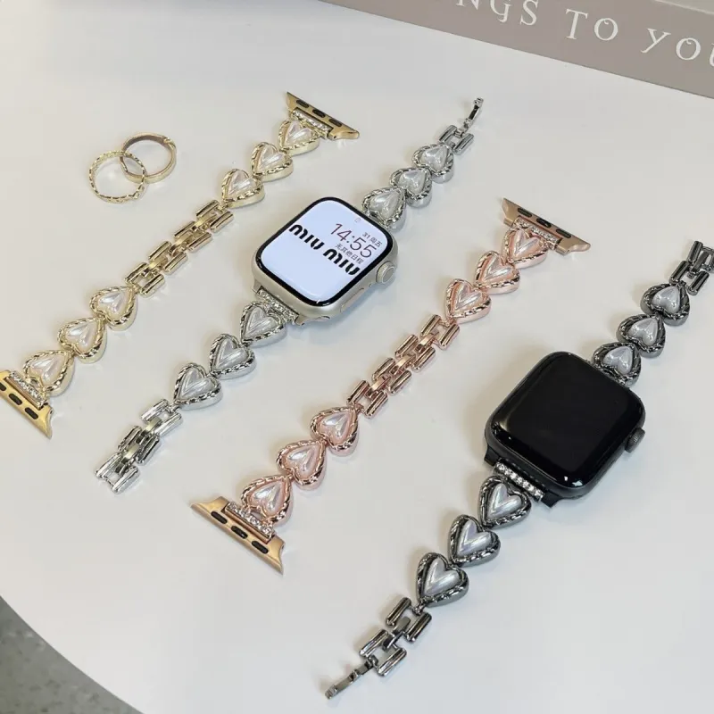 IWabcertoo Apple Compatibility Watch Band Metal-5