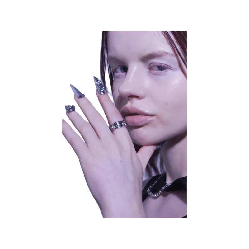 FANGFANGMARCEAU 925 Sterling Silver Rings Unisex-1