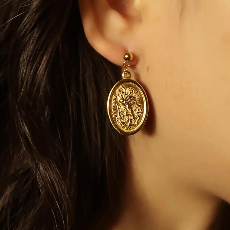 Sundanese Gold Plated Copper Earrings Women's-2