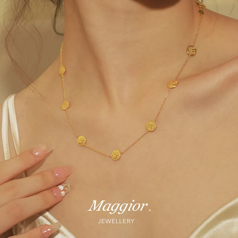 Sundanese Gold Plated Copper Necklaces Women's-3