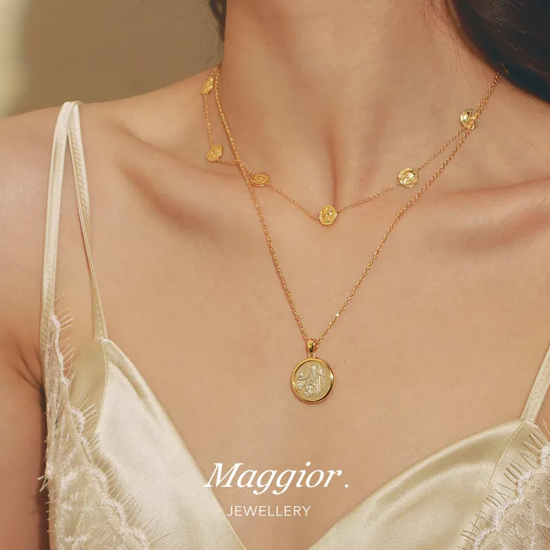 Sundanese Gold Plated Copper Necklaces Women's-1