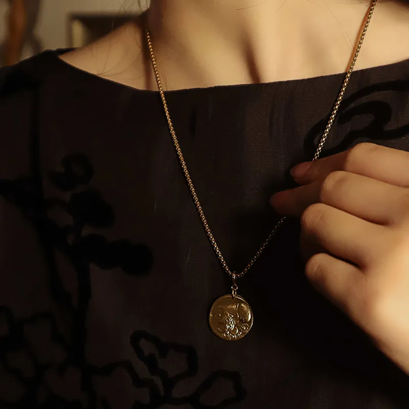 Sundanese Gold Plated Copper Necklaces Women's-4