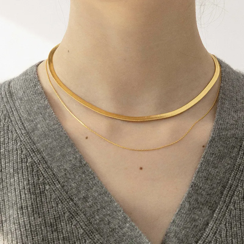 Sundanese 18K Gold Plated Copper Necklaces Women's-1