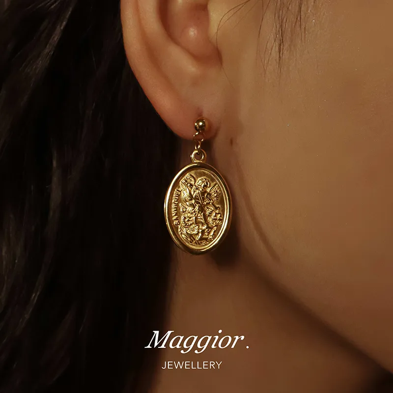 Sundanese Gold Plated Copper Earrings Women's-1