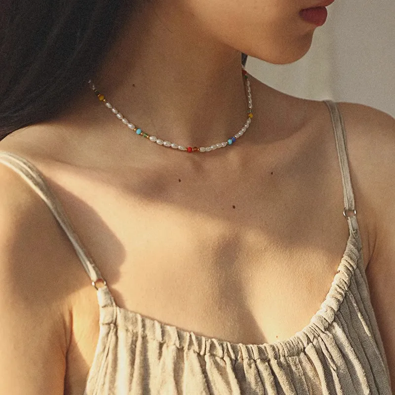 Sundanese Freshwater Pearl Necklaces Women's-2
