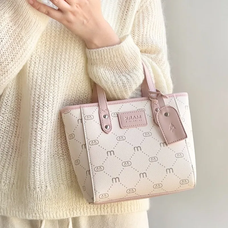 FAIRWHALE Synthetic Leather Sweet Girl Style Preppy Style Crossbody Bag Women's Cherry Blossom Pink-6
