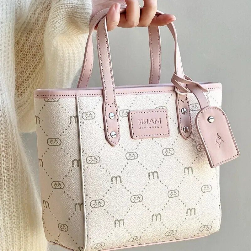 FAIRWHALE Synthetic Leather Sweet Girl Style Preppy Style Crossbody Bag Women's Cherry Blossom Pink-7