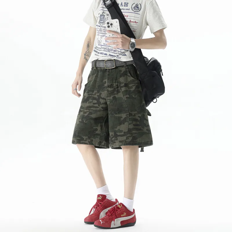 TESTUNG Essential For Summer. Workwear Style Shorts Unisex-28