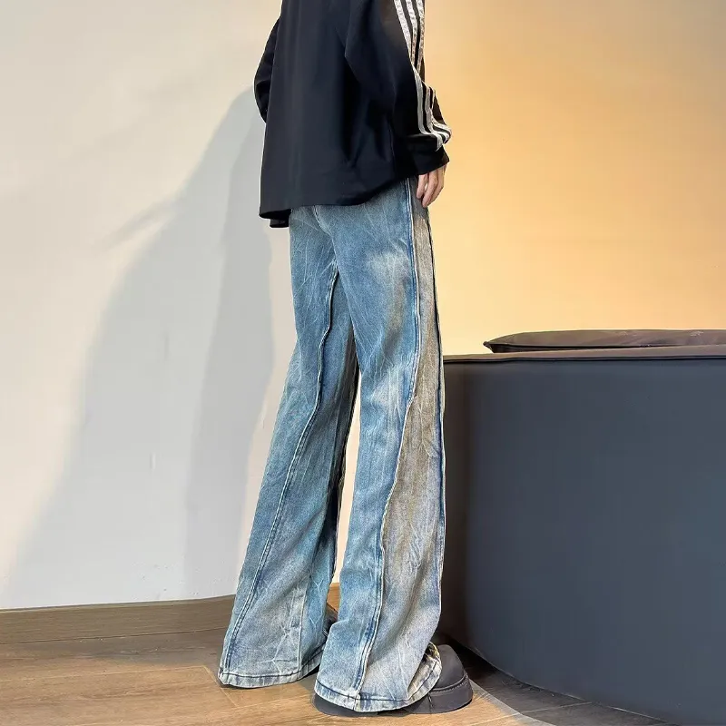 MEIPIN TANG Jeans Unisex Blue-1