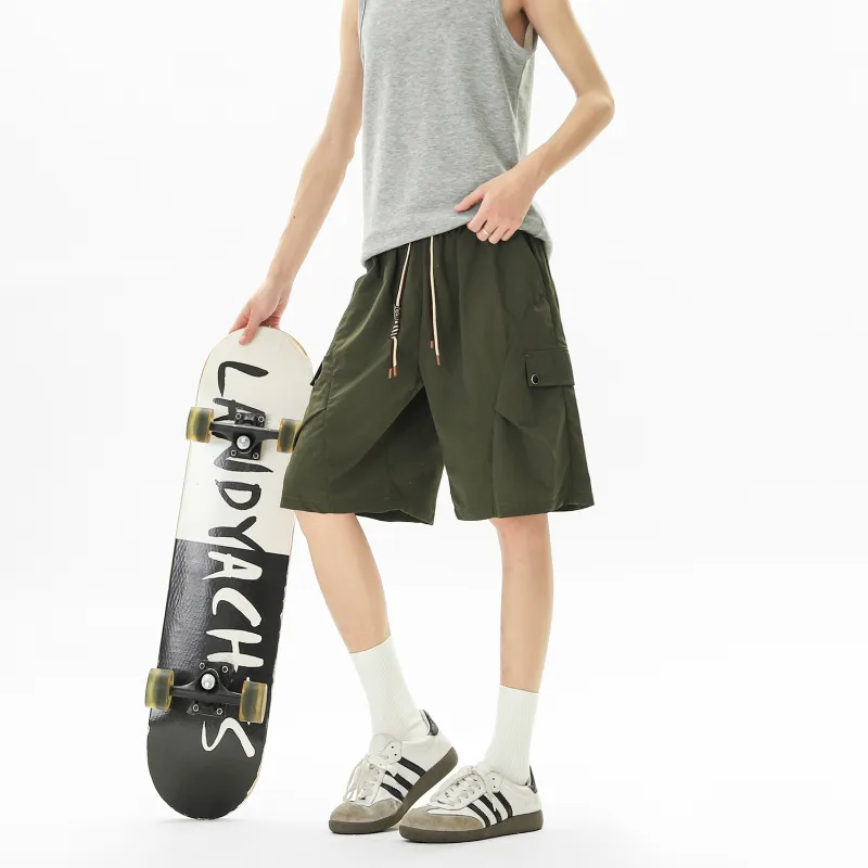MEIPIN TANG Cargo Shorts Unisex-4