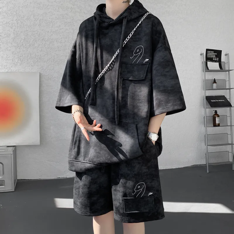 MEIPIN TANG Sweatshirt Set Unisex-9