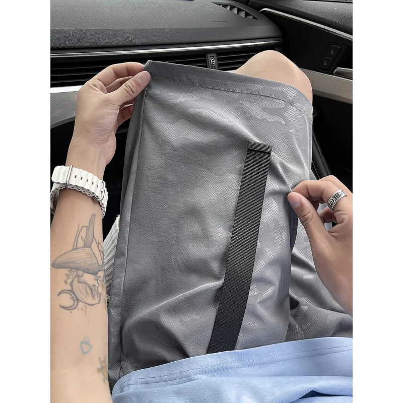 MEIPIN TANG Cargo Shorts Unisex-8